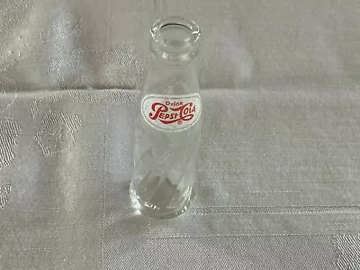 Vintage Mini Miniature Glass Pepsi Bottle 4.25  -  Drink Pepsi Cola  Bottle  • $4