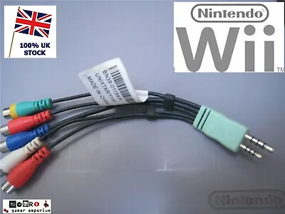£6.95 • Buy Nintendo Wii - Smart TV Component AV Lead / Cable Adapter - Samsung Sony Etc