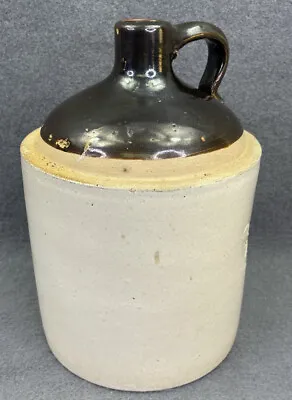 Antique Vintage Gallon Two Tone Crock Jug Stoneware Moonshine Whiskey • $34.94