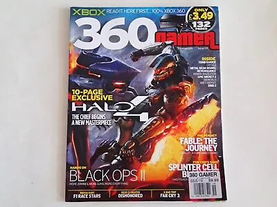 XBOX 360 GAMER Magazine ISSUE #119 UK HALO 4 Master Chief VIDEO GAME Reviews • $2