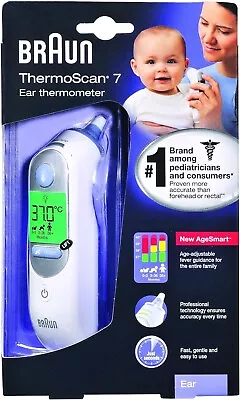 Braun ThermoScan 7 In-Ear IR Thermometer Probe-Digital Thermometer With AgeSmart • $185.49