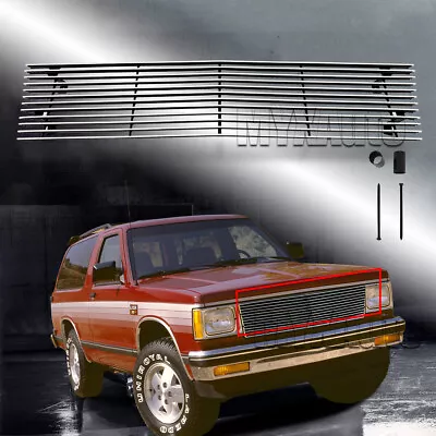 Fits 82-90 Chevy S-10 Pickup/Blazer/S-15/Jimmy Billet Grille Chrome Grill Insert • $66.99