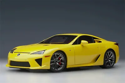 For AUTOART For LEXUS For LFA Car Yellow 1:18 Truck Pre-built Model • £533.82