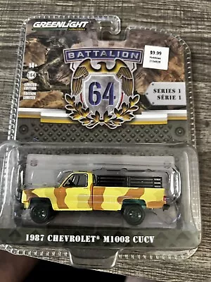 Greenlight Greeen Machine Battalion 64 S1 1987 Chevy M1008 Cucv Real Riders X • $24