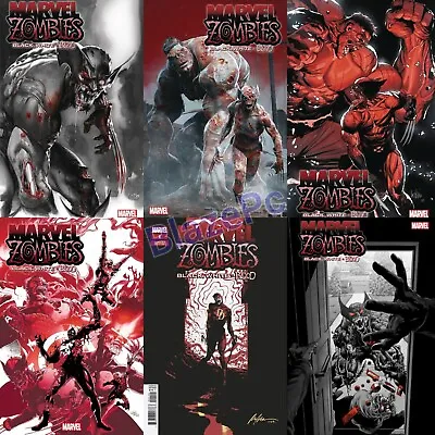 Marvel Zombies Black White Blood #1 A B C Variant Set Or 1:10 1:25 1:50 2023 NM • $4.29