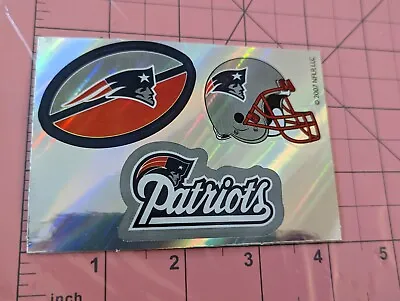 New England Patriots NFL Football Helmet Logo Vending Machine Stickers 2007 • $3.75