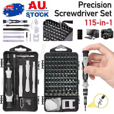 $15.29 • Buy 115 IN 1 Precision Screwdriver Set Torx Computer PC Phone Watch Repair Tool Kit