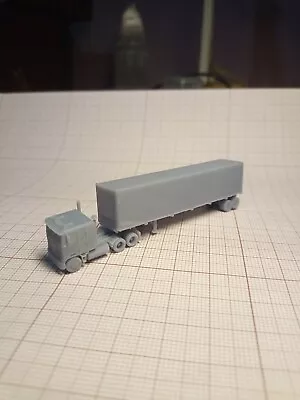 $17.50 • Buy Z Scale Train Miniature Semi Truck And 45ft Trailer