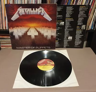 METALLICA Master Of Puppets Vinyl L.P **RARE 1986 UK A3/B3** MFN 60 • $37.88