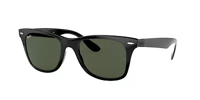 New Ray Ban Sunglasses RB4195 WAYFARE LITEFORCE 601/71 BLACK/GREEN G-15 LENS 52M • $148.88