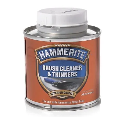 Hammerite Brush Cleaner And Thinners 250 Ml For Use With Metal Paint 5084918 • £14.99