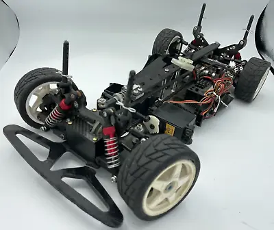 For Parts YOKOMO YR-4 II Carbon Chassis With ESC And Motor Vintage Rare • $140.60