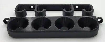 Pool Cue Wall Mount Holder / Stand - Holds Up To 4 Cues - 25+ Colours • £6.49
