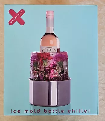 ICE MOLD BOTTLE CHILLER For Wine Champagne DIY Ice Bucket Kit - Wanderlust • £28.94