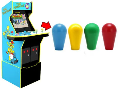 $15.95 • Buy Arcade1up The Simpsons - Joystick Bat Tops UPGRADE! (Blue/Yellow/Green/Red)