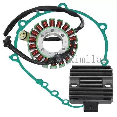 Stator+Voltage Regulator+Gasket For Kawasaki ZR750 Z750 ZR1000 Z1000 2004-2006 • $116.77