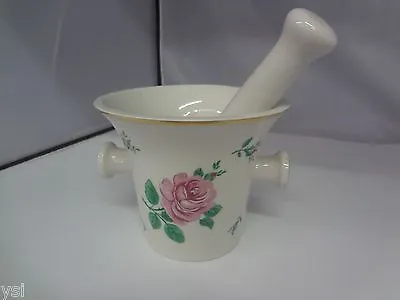 Apothecary Mortar & Pestle Set Porcelain  Vintage Germany Collectible   G-299 • $89