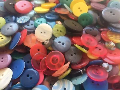 Cute! Mixed Lot Of All Types & Sizes Of Fun Colorful Buttons 50 100 250 Pcs • $19.99