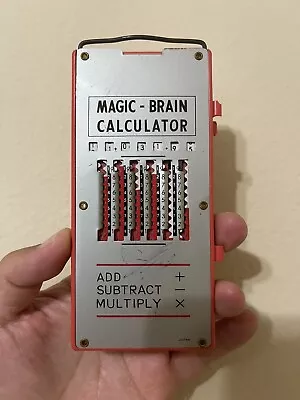 1960s Vintage Mechanical Magic Brain Calculator Made In Japan • $9.95