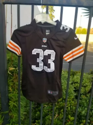 $14.90 • Buy Cleveland Browns Sewn Nike Jersey Trent Richardson #33 Youth Size Small