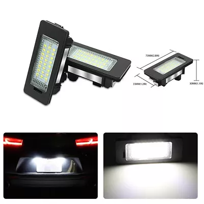 For BMW 3 Series E90 E92 E93 E39 Car Rear Led License Number Plate Lights Lamps • $12.39