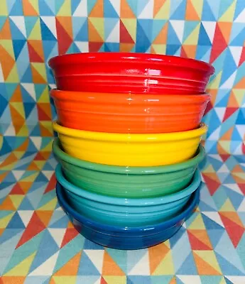 NEW Mix Set 6 FIESTA Small Cereal Fruit BOWLS FIESTAWARE 14 Oz Free Shipping • $69.99