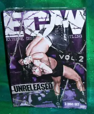 New Rare Oop Ecw Unreleased Volume 2 Wwe World Wrestling 2 Disc Dvd 2013 • $17.49