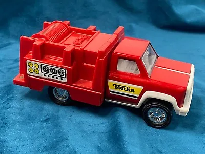Vintage Tonka Truck Pressed Steel Fire Truck 1970s Fireman RED - Very Clean! 70s • $34.97