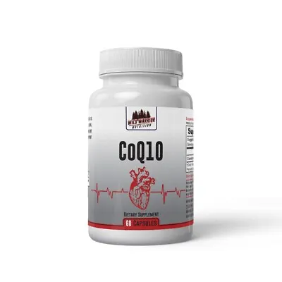 CoQ10 Capsules - 200 Mg Co-Enzyme Q10 | Wild Warrior Nutrition • $7.95