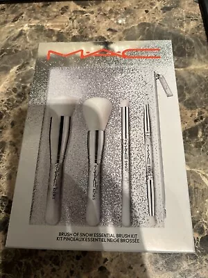 M.A.C Brush Of Snow Essential 5 Piece Brush Set (426S 427S 519S 517S) UK Sel • £45