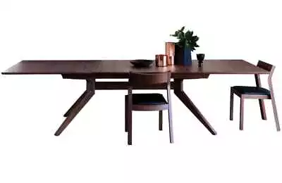 Heal's Cross Walnut 12 Seat Extending Dining Table By Case RRP £2495 • £1549.99
