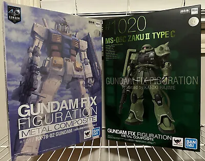 NEW Gundam Fix Figuration Metal Composite RX-78 40th Anniversary & Zaku II TypeC • $499