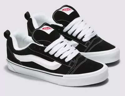 VANS Knu Skool Skate Men's Sneakers VN0009QC6BT LOW TOP BLACK CASUAL  True White • $89.77