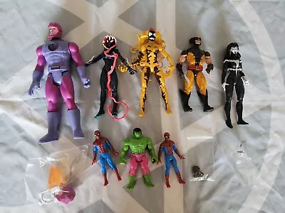 Marvel Legends Lot Scream Wolverine Gwen Stacy Spider Ghost Sentinel And More • $55