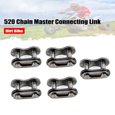 5x 520 Chain Master Connecting Link - (Non O-Ring) Motorcycle ATV Dirt Bike • $11.99
