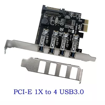 £19.68 • Buy PCI-E To USB3.0 5Gbps Speed Expansion Card Adapter With Low Profile Bracket