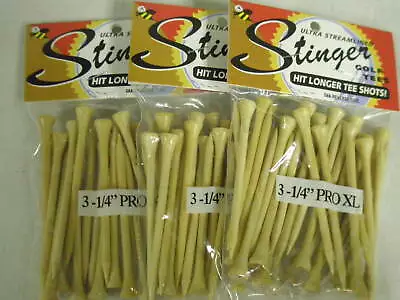 Stinger Golf Tees (3 1/4  Inch Pro XL) 3.25  Performance Tee New • $1.99