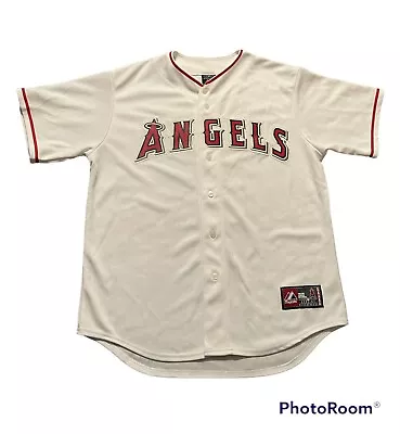 Majestic Los Angeles Angels Albert Pujols #5 Jersey White Red Cardinals Dodgers • $77.77