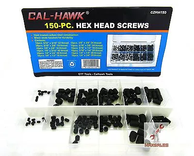 150pc HEX HEAD Screws Assortment Allen Head Socket Hex Set Grub Screw Kit • $8.99