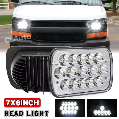 For Chevy Express 1500 2500 3500 Cargo Van 7x6  5x7  LED Headlight Hi/Lo Beam • $25.73