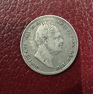 1834 William Iv Silver Shilling. • £18.95