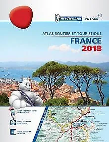 France 2018 - Tourist & Motoring Atlas Paperback (Mic... | Book | Condition Good • £5.23