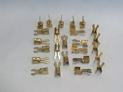 25 Brass Fork Spark Plug Wire Ends Fits Maytag Gas Engine Briggs Wico  • $32.14