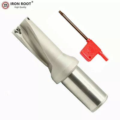 U Drill C25-4D20 WC03 CNC Tool Indexable Drill Bit  WCMX 030208 Insert+Wrench • $45.36