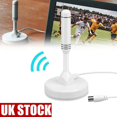 Magnetic Base Portable TV Antenna Indoor Outdoor Digital HD Freeview Aerial UK • £9.95