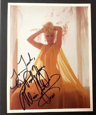 Autographed Magazine Photo Of A Beautiful Mamie Van Doren 9.25 X 7.25 • $85