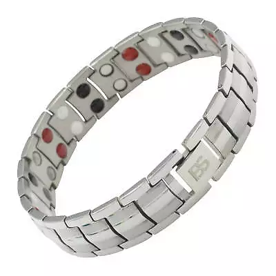 Magnetic Bracelet Therapy Men 4 Elements Arthritis Pain Relief Balance Energy • $31.17