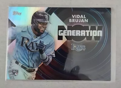 2022 Topps Series 2 Vidal Brujan Generation Now GN-52 Rookie Tamps Bay Rays • $1.49