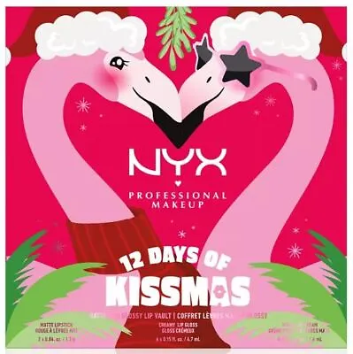 NYX PROFESSIONAL MAKEUP 12-Pc. 12 Days Of Kissmas Lip Set • $19.55