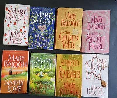 Mary Balogh Book Lot Set Of 8 • $25